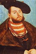 Lucas Cranach, Portrat des Johann Friedrich, Kurfurst von Sachsen